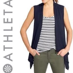 Athleta Navy Drape Tank Top